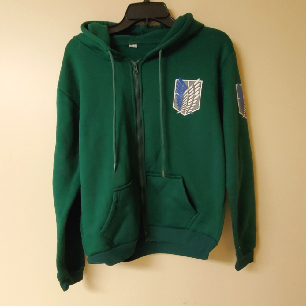 Anime Attack on Titan zip up Hoodie